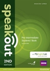 Obrazek Speakout 2ed pre-intermediate Student's Book + DVD + MyEnglishLab