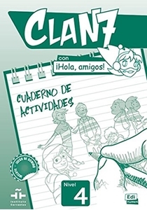 Obrazek Clan 7 con Hola, amigos! 4 ćwiczenia