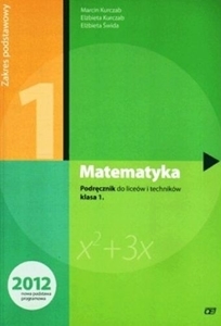 Obrazek Matematyka LO 1 Podręcznik Zakres podstawowy