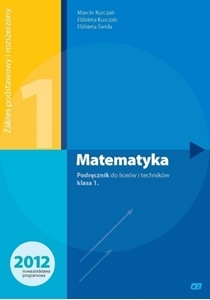 Obrazek Matematyka LO 1 Podręcznik Zakres podstawowy i rozszerzony