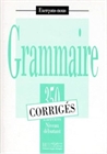 Obrazek Grammaire 350 exercices - niveau debutant - klucz odpowiedzi