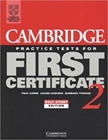 Obrazek Cambridge Practice Tests for First Certificate English 2 Student's Book with answers (self-study)