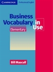 Obrazek Business Vocabulary in Use Elementary With key